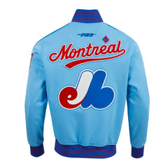 Montreal Expos Logo Game Day Uni Blue Jacket