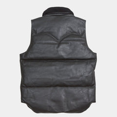 Mens Sherpuff Black Puffer Vest