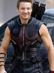 Black & Brown Motorcycle Vest