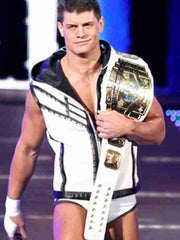 Black & White Leather Vest