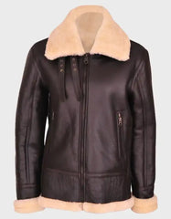 Tracy Brown SF Aviator Leather Jacket
