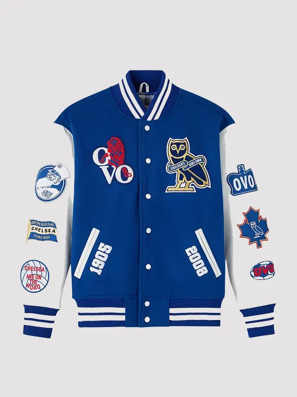 OVO x Chelsea FC Varsity Jacket