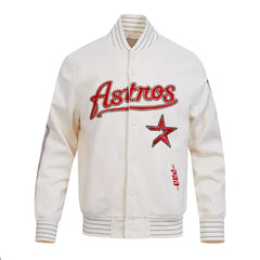 Houston Astros Logo Game Day Eggshell Jacket