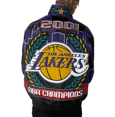 Los Angles Lakers 2001 Championship Leather Jacket
