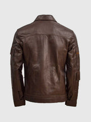 Classic Brown Leather Jacket