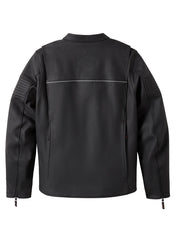 Leather Riding Jacket black