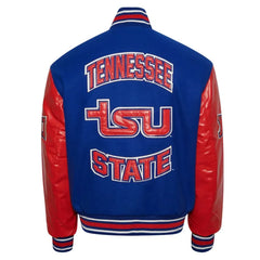 Tennessee State University Royal and Red Varsity Jacket