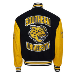 Southern University Black and Gold Varsity Jacket