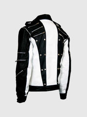 Black & White Leather Jacket
