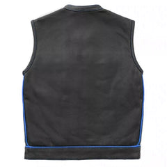 The Leather Fits Men’s Café Racer Vest – Minimalist Urban Rider Edition