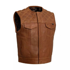 Genuine Leather Fashion Vest – Elegant Everyday Layer by The Leather Fits