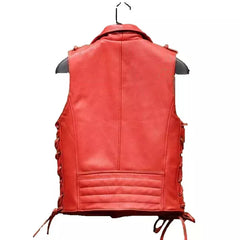 Real Leather Motorcycle Vest – Men’s Rider Edition