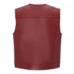 Custom Fit Leather Biker Vest | The Leather Fits