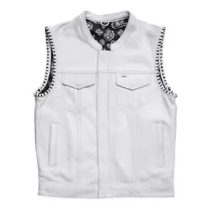 Urban Street Style Leather Vest | The Leather Fits