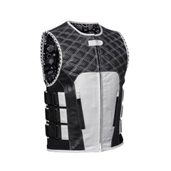 Blackline Men’s Motorcycle Leather Vest