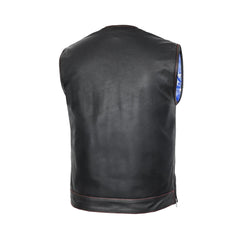 Men’s Club Style Leather Vest