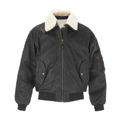 Kurt Men’s Black Bomber Leather Jacket