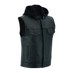 Men’s Touring Leather Riding Vest