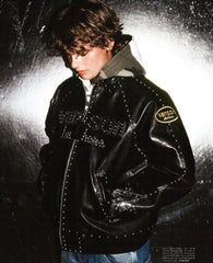 Supreme®/Vanson Leathers® Studded Leather Jacket (Black)