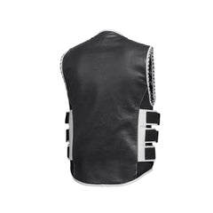 Blackline Men’s Motorcycle Leather Vest