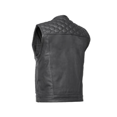 Heavy Duty Leather Motorcycle Vest