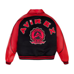 CLASSIC MENS LEATHER VARSITY JACKET