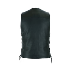 Bullock Men's Motorcycle Leather Vest